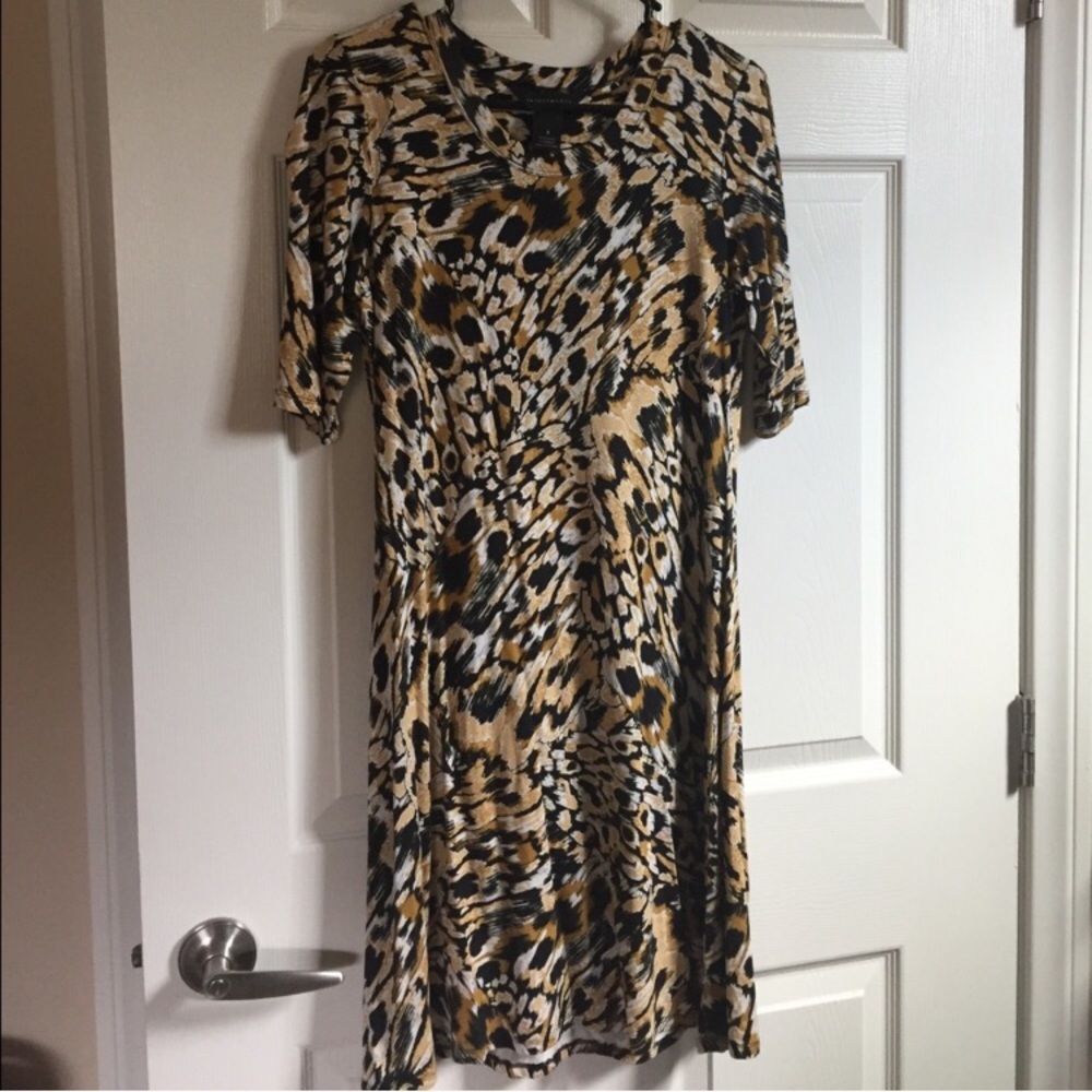 Animal print dress